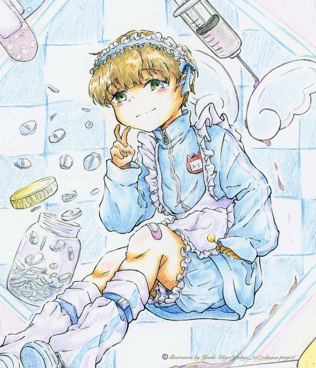 ukyo_357's tweet photo. ジャージメイドくん！🩵
(うちの子なアルフレッド)

#illustration #oc https://t.co/yHjTVZCjvW
