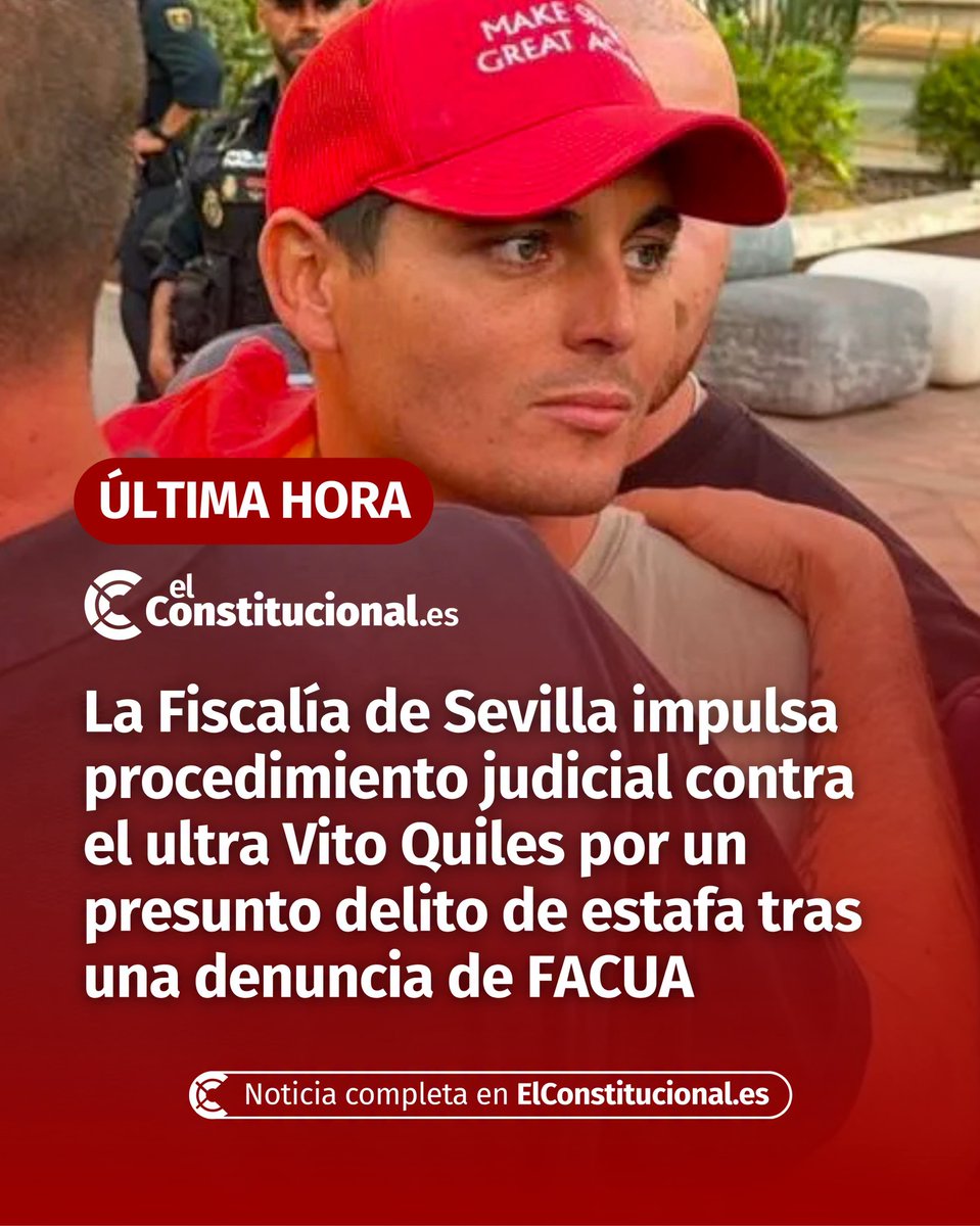 jebl_'s tweet photo. La Fiscalía de Sevilla ha denunciado al agitador ultra Vito Quiles por un presunto delito de estafa por las donaciones que ha solicitado a sus seguidores para las víctimas de la DANA o para jóvenes, las cuales ha ingresado en su cuenta personal, según ha adelantado ‘Mañaneros 360 https://t.co/YFH2stz6F7