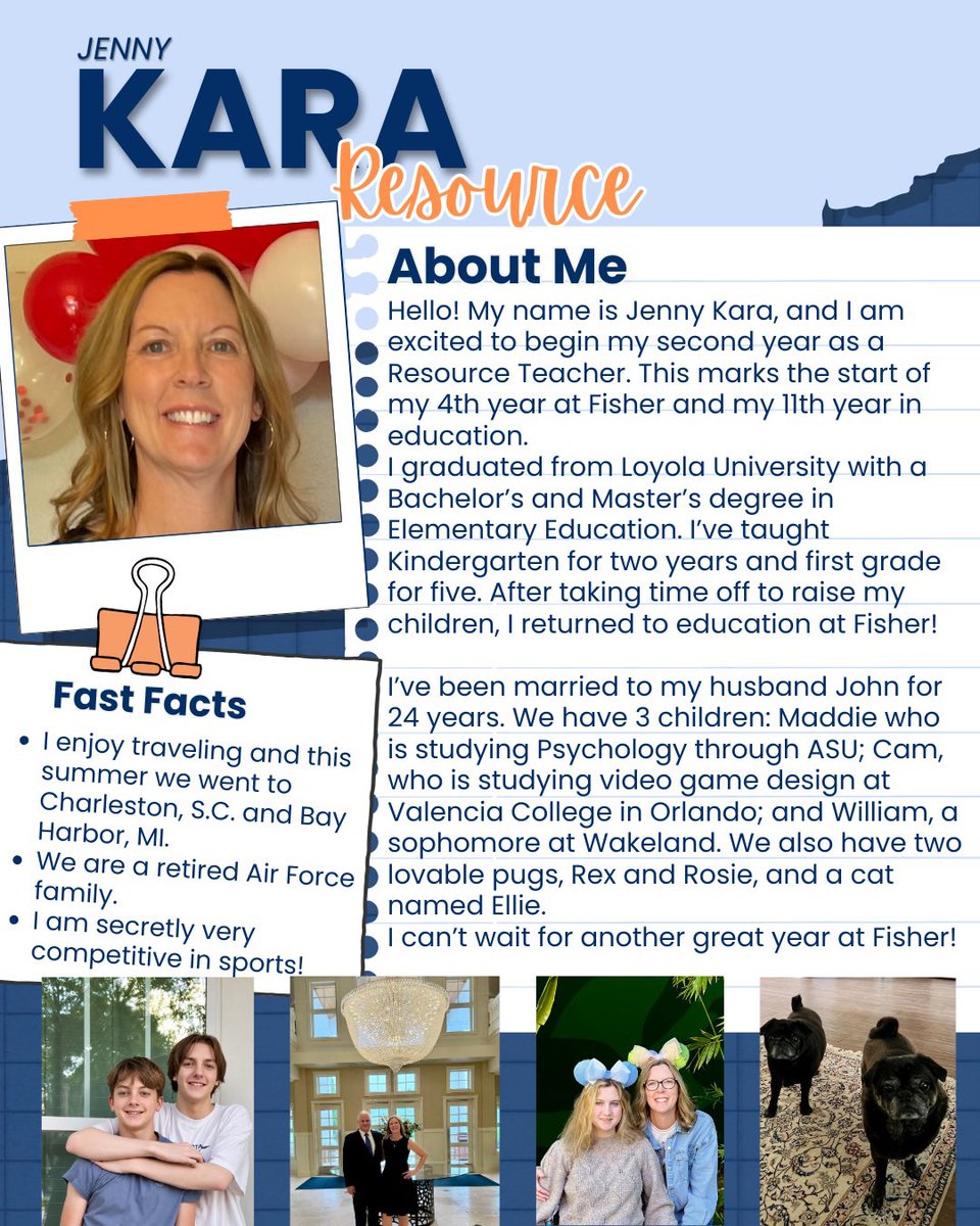 FisherElem's tweet photo. Let’s meet the Fisher staff round 12. https://t.co/IF5C5WbWVv