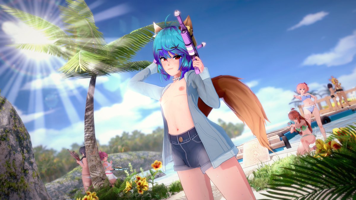 SenPientKK's tweet photo. The Obligatory Beach Scene

#DDLC #DokiDokiLiteratureClub #DDLCSayori #DDLCMonika #DDLCYuri #DDLCNatsuki #DDLCplus #DDLCOC #Koikatsu https://t.co/B4f2oHBUOF
