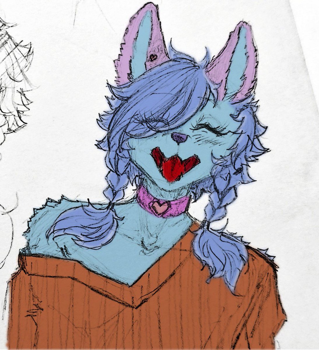 Alex_Hound_'s tweet photo. My beloved, beautiful wonderful, absolute cinema peak boyfriend @RANDUMERROR
These are just sketches but I have 2 big works coming . AAALSO HE COLORED THE FIRST PIC HIMSELF, I'M 
SO HAPPY
#furry #art #sketch #anthro #furryart https://t.co/1olecld4ha