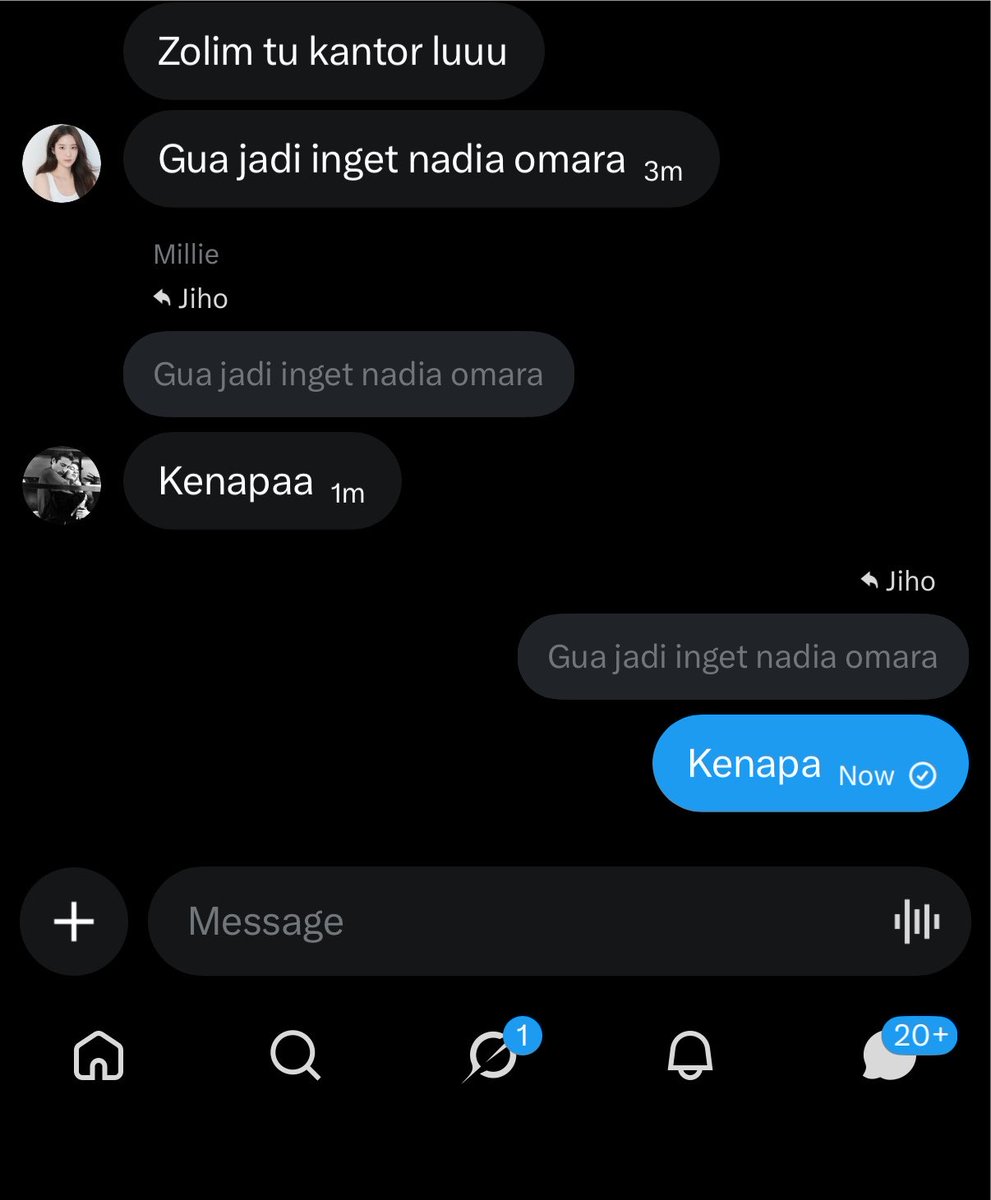 uniBSUJI's tweet photo. Meriang aku rasa kalo gabahas kantor sehari aja ini grup @jiho_af @milenaurus [] https://t.co/o60vG7LgjD