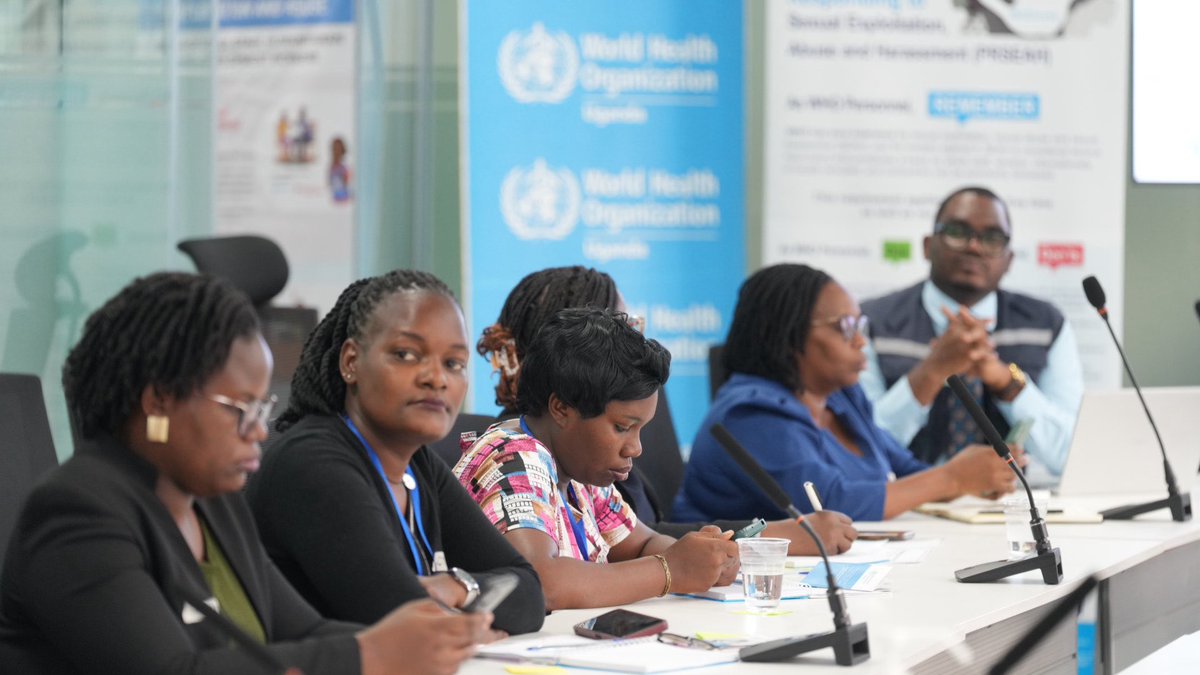 WHOUganda's tweet photo. Public health emergencies can increase risks of sexual exploitation, abuse and harassment (PSEAH), making protection and accountability essential components of emergency response.

On Day 2 of the Inter-Agency PSEA Network training, @WHOUganda engaged government focal points and partners on integrating PSEAH into emergency preparedness, community engagement, reporting mechanisms and survivor-centred response systems.

#PSEAH #HealthEmergencies #Safeguarding #ZeroExcuse