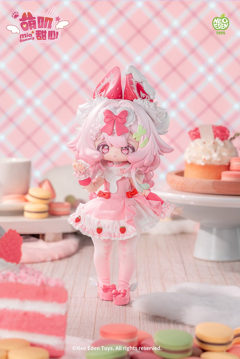 DOLKSTATION's tweet photo. 【即納情報】
Neo Eden Toysから「萌叽甜心 Mia Sweety」が初の在庫入荷！

➡️https://t.co/rBvWTkXVZd

甘くて美味しいスイーツをモチーフにした、大人気のブラインドシリーズがDOLKにやってきました♪
シングル、アソート（6体セット）、ALLIN（7体セット）からお迎えできます！ https://t.co/oP2TNK5MGv