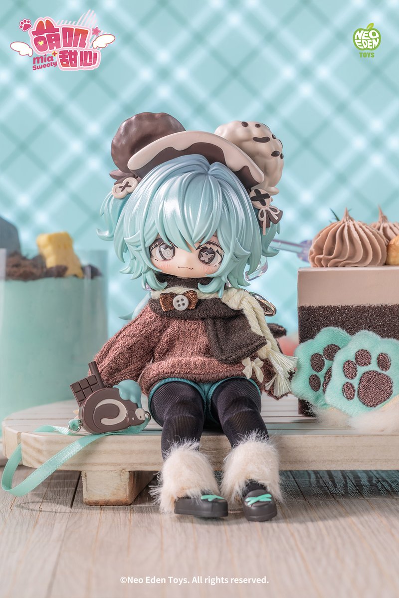 DOLKSTATION's tweet photo. 【即納情報】
Neo Eden Toysから「萌叽甜心 Mia Sweety」が初の在庫入荷！

➡️https://t.co/rBvWTkXVZd

甘くて美味しいスイーツをモチーフにした、大人気のブラインドシリーズがDOLKにやってきました♪
シングル、アソート（6体セット）、ALLIN（7体セット）からお迎えできます！ https://t.co/oP2TNK5MGv