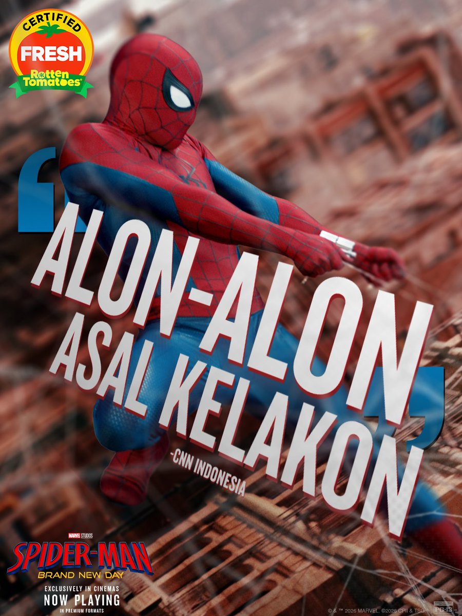 SonyPicturesID's tweet photo. Yang artinyaaaa…. 

#SpiderManBrandNewDayID, sedang tayang di bioskop 🕸️🕷️ https://t.co/4TVVcYgBTM