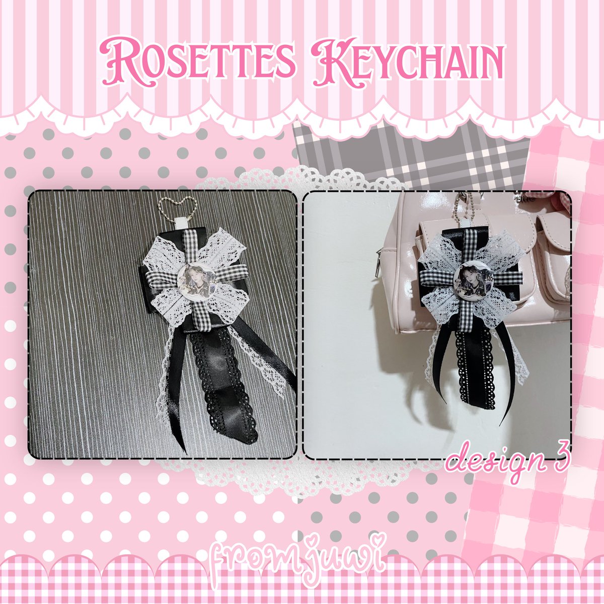 fromjuwii's tweet photo. 𝓡ℴ𝓈ℯ𝓉𝓉ℯ𝓈  𝒌𝒆𝒚𝒄𝒉𝒂𝒊𝒏 ⋆. 𐙚 ˚

available designs: 1,2,3 

ִֶָ🪽་༘ 3 slots available each
ᝰ.ᐟ ₱80 per design
ᝰ.ᐟ ₱95 with pin (25mm) 
ᝰ.ᐟ ₱99 with pin (32mm) 

dm me or reply to claim 𝄞⨾𓍢ִ໋ 

: wts lfb ph rosette keychain badge webbing ribbons pins https://t.co/wLIj9rYSF7