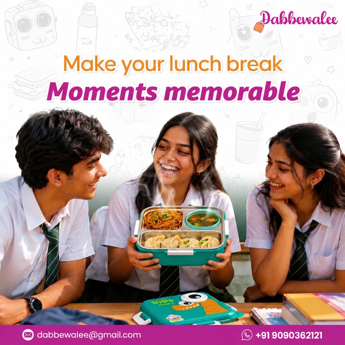 dabbewalee's tweet photo. Make everyday moments better with Dabbewalee’s stylish and practical essentials, designed for comfort, convenience and daily use.

Premium lunchbox, tumbler and bottle brand in Ahmedabad

#Lunchbox #WaterBottle #DailyEssentials #MealPrep #FoodContainer #LunchBag #PremiumProducts https://t.co/ijWE0UF2JH