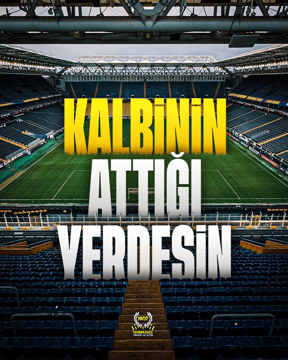 1907Tribun's tweet photo. KALBİNİN ATTIĞI YERDESİN! #HepPeşinden

#FenerbahçeTribünüHayattır https://t.co/sKARJrIeXQ