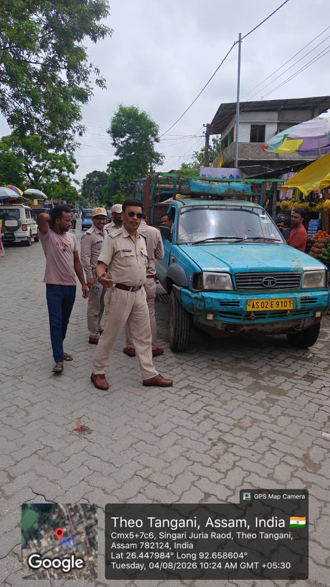 DtoNagaon's tweet photo. Enforcement drive has been conducted against unauthorized parked vehicles on National Highway in Nagaon district, specially at night, drunken drive and riding without helmet https://t.co/NeSGW0BZVg