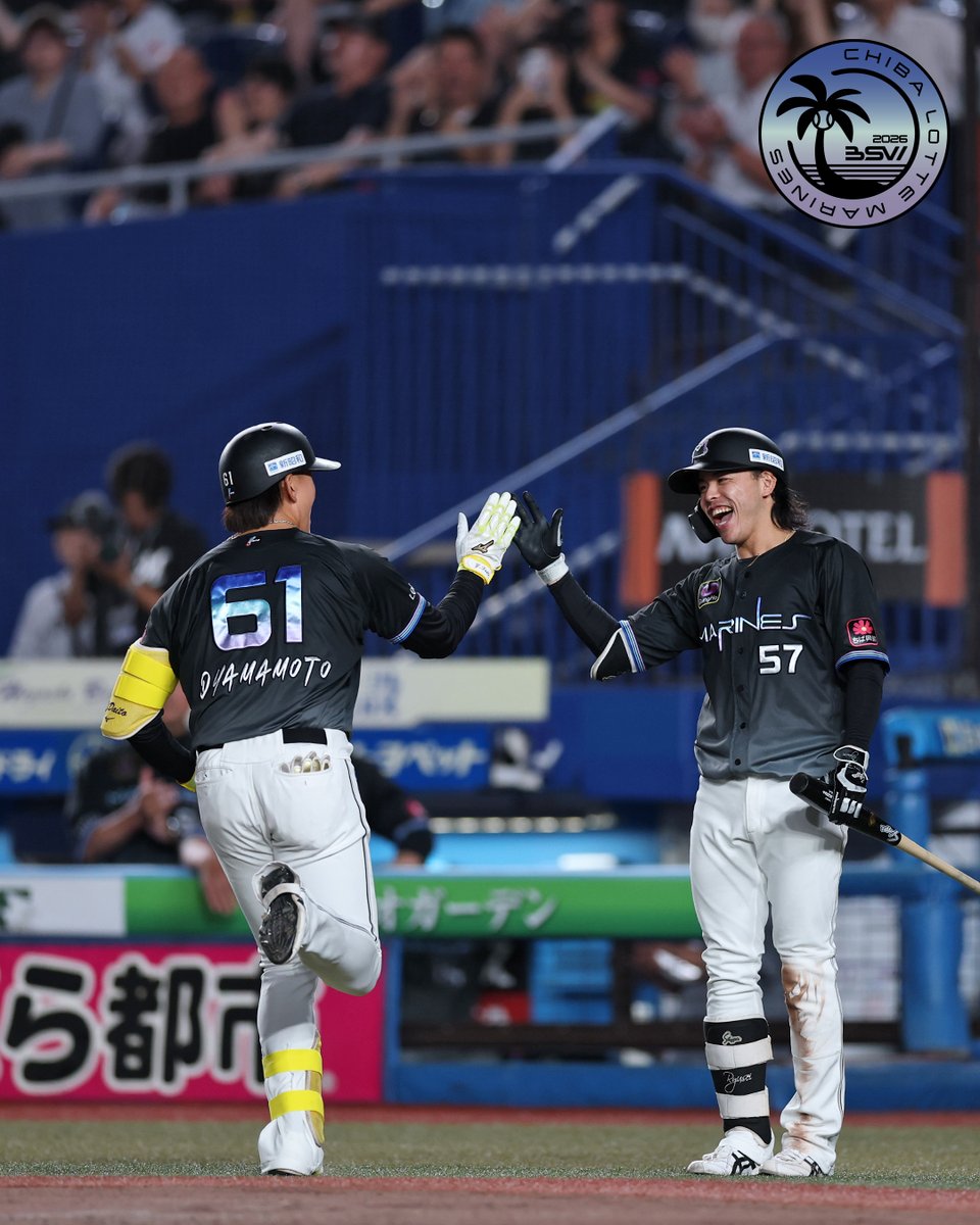 chibalotte's tweet photo. HOME RUN！！
#chibalotte #MarinesBaseball #MarinesHRs #BSW https://t.co/ngbswGBGe7