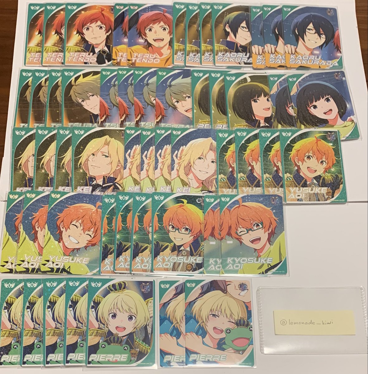 lemonade__kiwi's tweet photo. 【交換/譲渡】 SideM カードフォリオ N R SR SSR PSR

譲) 画像参照
求) 60/枚 > 異種求

譲渡は2枚〜、まとめて優先
詳細画像参照

都内orイベント手渡しのみ
固定手渡し可能日or要相談
お気軽にお声がけください https://t.co/r7LICTLB0r