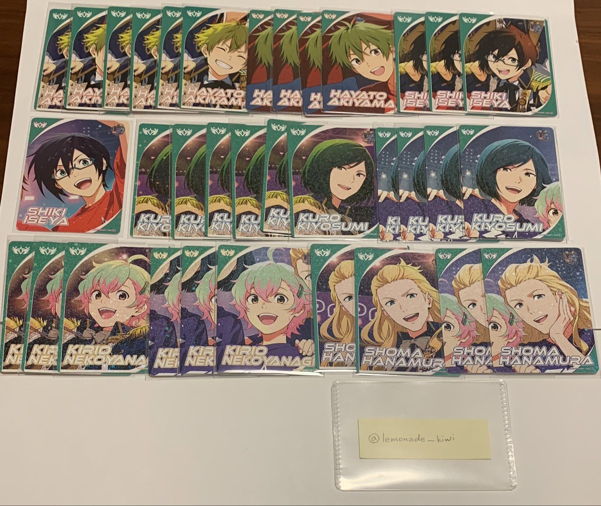 lemonade__kiwi's tweet photo. 【交換/譲渡】 SideM カードフォリオ N R SR SSR PSR

譲) 画像参照
求) 60/枚 > 異種求

譲渡は2枚〜、まとめて優先
詳細画像参照

都内orイベント手渡しのみ
固定手渡し可能日or要相談
お気軽にお声がけください https://t.co/r7LICTLB0r