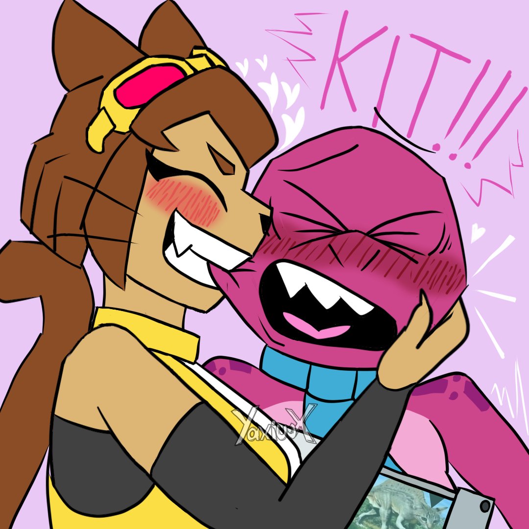 yaxiuuxduh's tweet photo. Bites

#gameoverse #gobkit #kitbbles #dinokitty #shipart #fanart https://t.co/pgfPAa6oJE