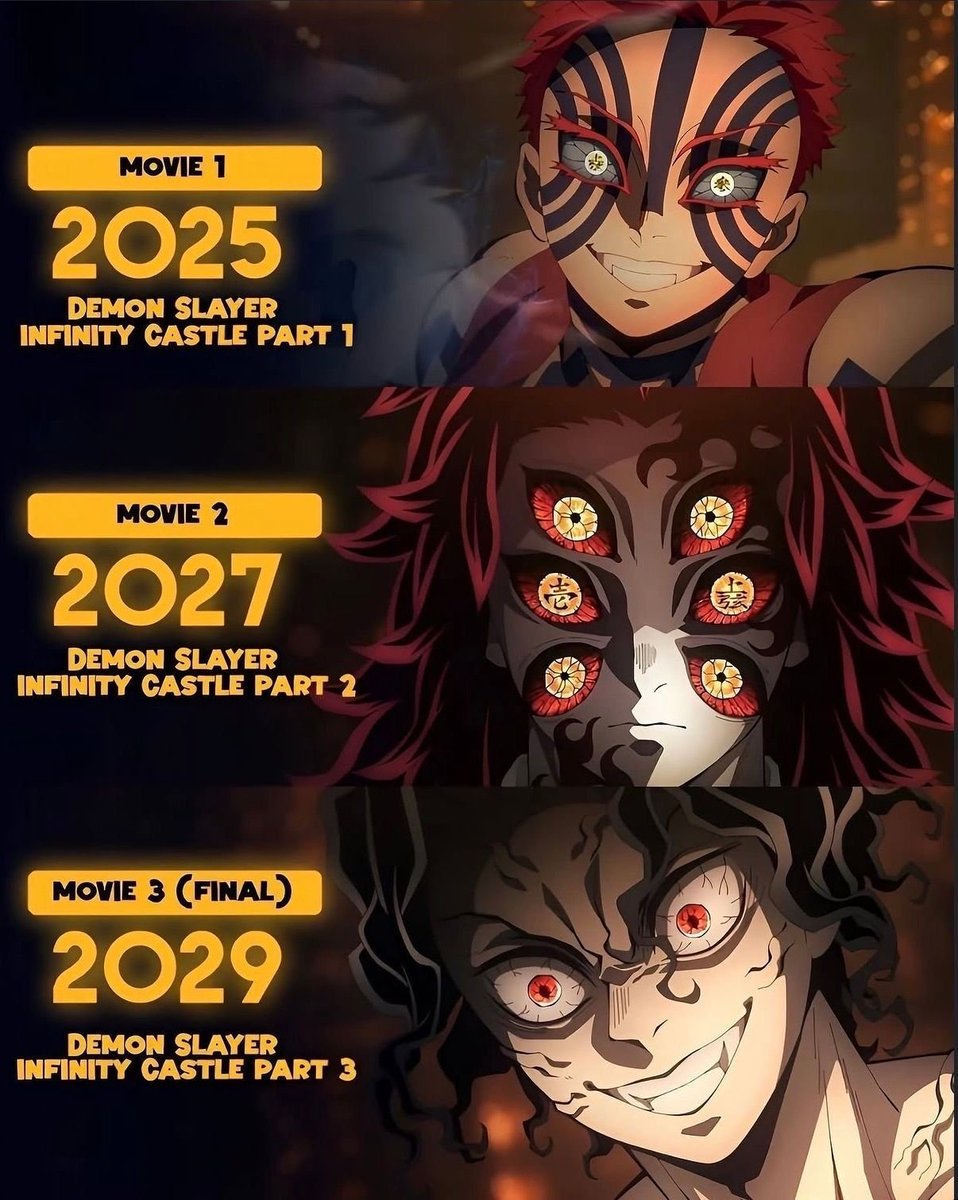 Anime_Shadows_'s tweet photo. The Demon Slayer Infinity Castle All parts https://t.co/egXRkcgjGf
