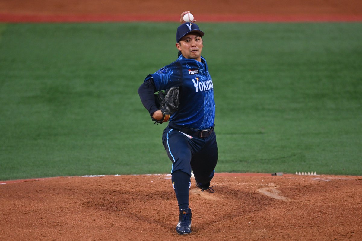 ydb_yokohama's tweet photo. #東克樹 選手が粘りの投球で試合をつくる!!!
7回を投げきり、要所を締める安定感をみせ、後続のリリーフ陣へバトンを繋ぐ💪👏

7回表
DB 11 - 3 T

#baystars https://t.co/89qbaHMCsm