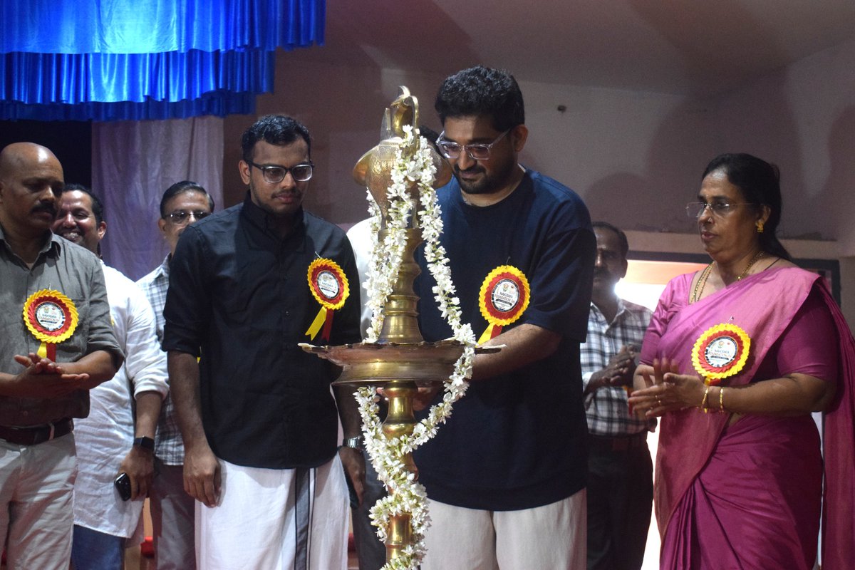 JnvKannur's tweet photo. PM Shri JNV Kannur grandly celebrated the 40th Navodaya Foundation Day on August 5, 2026! 
The event commenced with the ceremonial lamp lighting and a welcome address by Principal Shri K.M. Sasi, highlighting the glorious legacy of NVS and its stellar alumni. 
@NVS_HQ https://t.co/1SNyfhfkdB