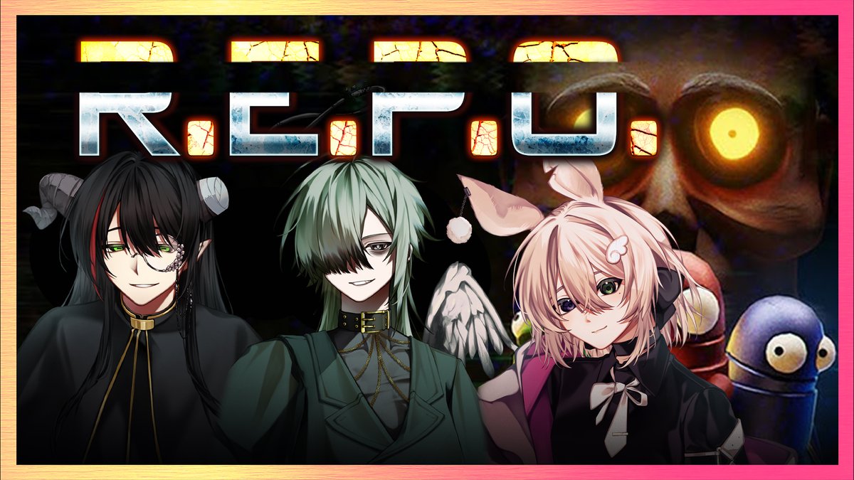 Panopticon_myln's tweet photo. 【配信告知】
本日22時からの配信は――「R.E.P.O.」！ 

一度は脱走した囚人3名。缶の姿に変えられとある廃墟に送り込まれることに……

ベテ���ン作業員の83と真白に、新人🐐ナピを加え、刑務作業をこなしていきます！

レベル100に行けば釈放らしいが……？

#ぱのぷす監視中 #ぱのぷす https://t.co/A0CDgHQwu7