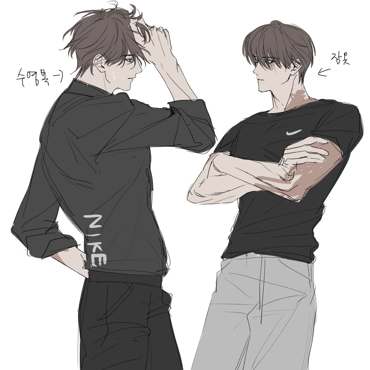 Dynastehercules's tweet photo. 똑같은거 같은데 왜 두개나 그렸냐는 못된말은 ㄴㄴ https://t.co/q4y9M0kZWD