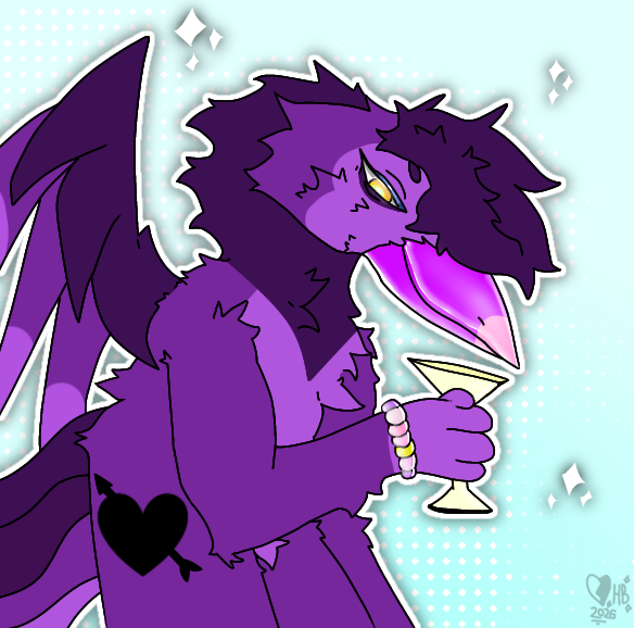 kayleemaso95307's tweet photo. I think I need to show more of my characters some love so here is Kiki and Kenneth! Both designed by Lucidaboketto! Kiki is a basic purple bird and Kenneth is a realistic colored bernese mountain dog. Both of these character are kind hearted and are comfort characters to me :D https://t.co/F4qAPA61ti