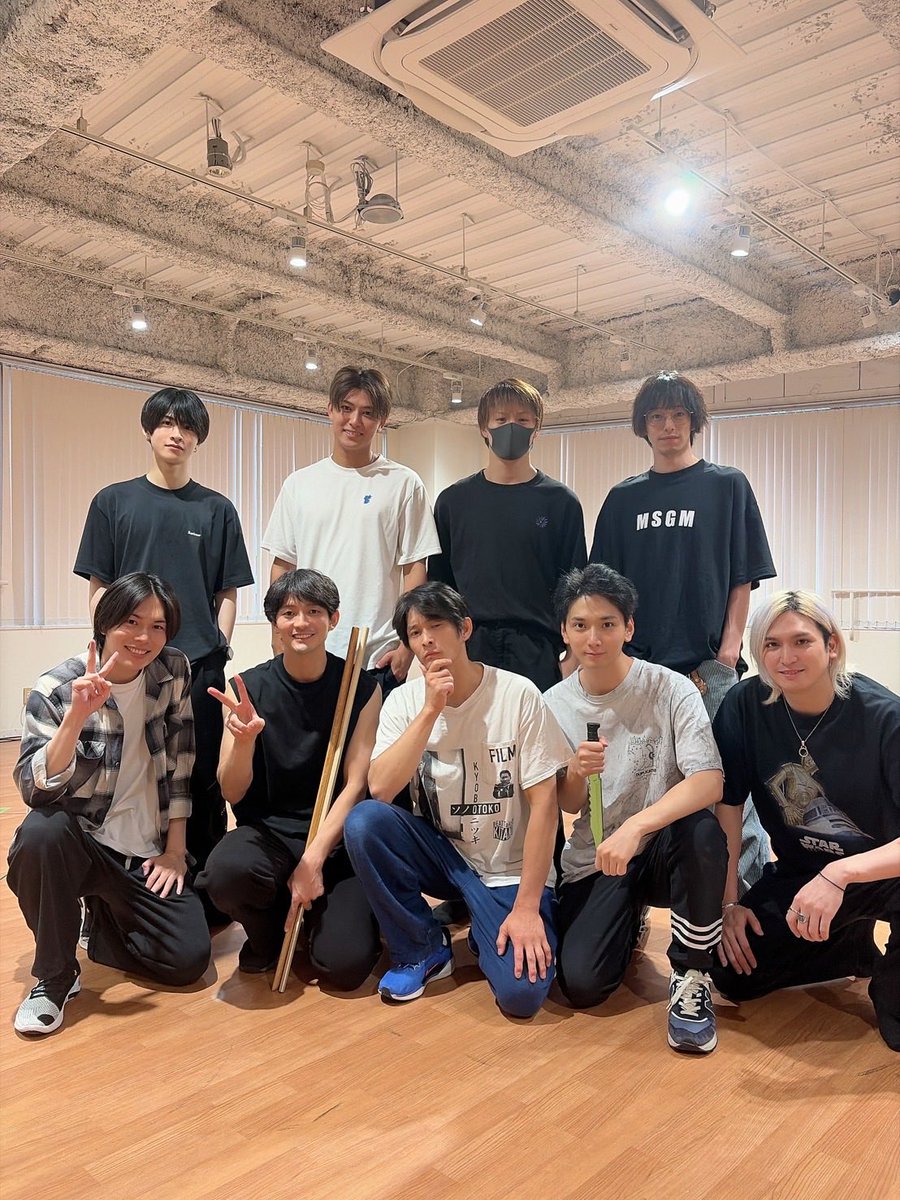 menjokobushi's tweet photo. 稽古終了！
新面子も揃って📷
相変わらずのスピード感で稽古進んでいます🐯
#バグステ https://t.co/p3LzZ6pnCS
