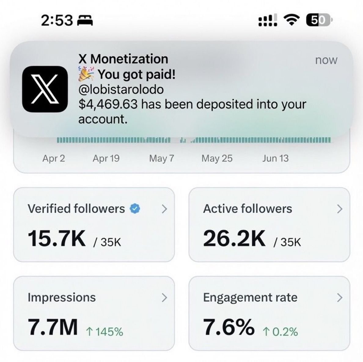 BanterConner7's tweet photo. Bro to bro grow your X account now 

Say "hi" to gain more mutuals 
I'll also engage your posts https://t.co/DvexEZHYzw