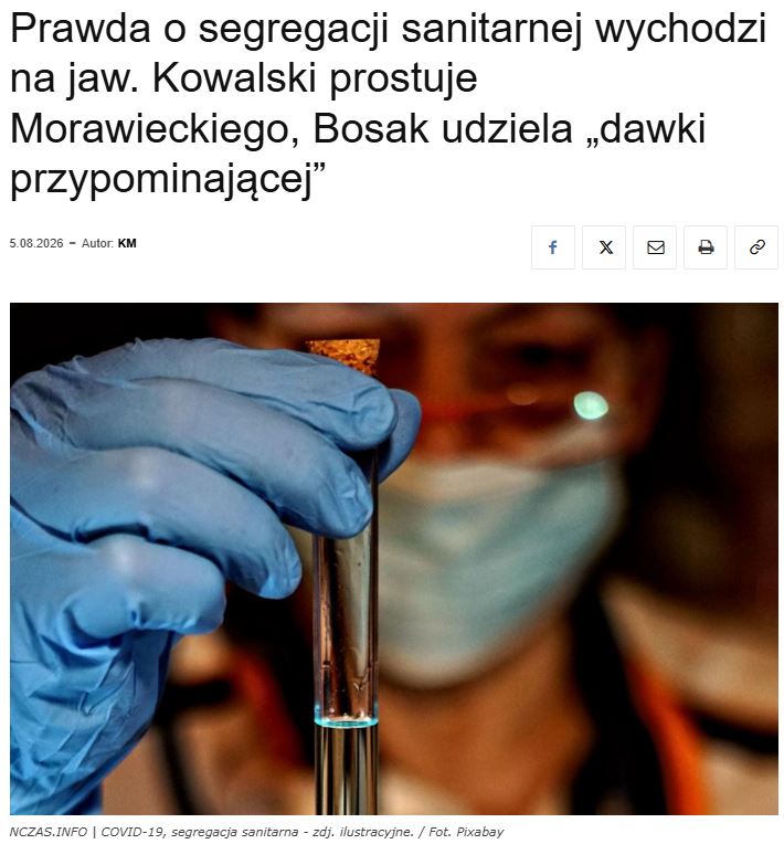 NCZAS1's tweet photo. Morawiecki próbuje ściągnąć z siebie odpowiedzialność za decyzje podejmowane w trakcie ogłoszonej pandemii koronawirusa 😷

Twierdzenia byłego premiera sprostował były poseł PiS Janusz Kowalski 😮

Swoje trzy grosze dorzucił wicemarszałek Krzysztof Bosak, który udzielił „informacyjnej dawki przypominającej” 👍

https://t.co/FnYuF4S4ac