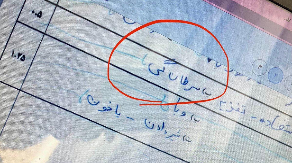 marya__mim's tweet photo. منظورش سرطان روده است دوستان..🚶🏼‍♀️ https://t.co/iGhLzhz9Vv