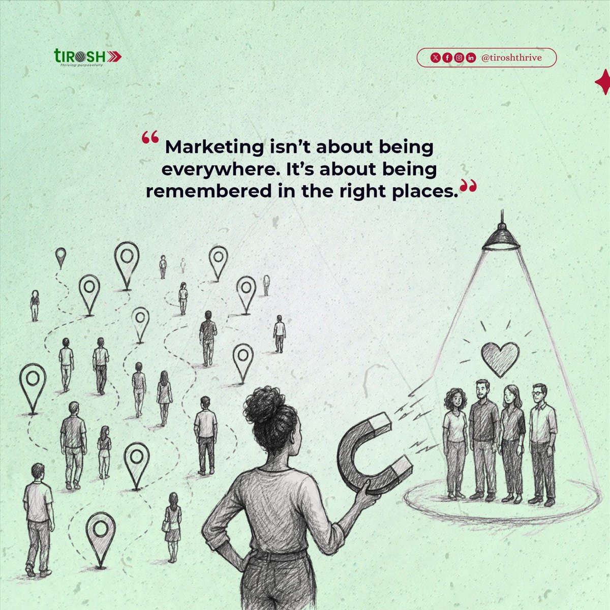 tiroshthrive's tweet photo. You don’t need everyone to notice your brand.

You need the right people to notice it.

Because 1,000 views from the wrong audience can mean less than 100 views from the right one.

Be visible. But be intentional. https://t.co/r5Na48dviT