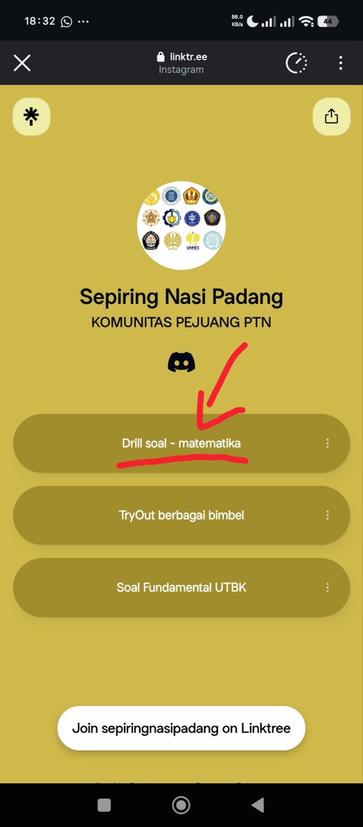 Freyyy_s's tweet photo. Halooo teman-timun #studytwt komunitas Sepiring Nasi Padang baru saja upload soal-soal terbaru untuk fundamental dan driling soal per submateri :), ini bisa diakses secara gratis, ya!
Link:https://t.co/dLuRoWwBdM
#ambistwt #utbk2027 #snbt #latsol https://t.co/k9sAoPvU68