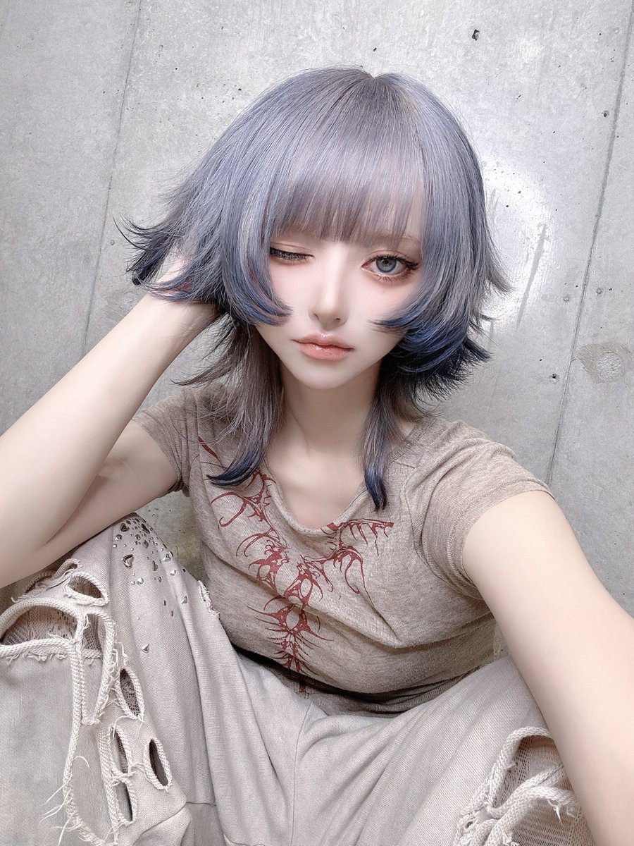 mo24yu's tweet photo. ヘアメンテ〜Xに先載せちゃう✄
シルエット良すぎる◎ https://t.co/xELnWQ8jka