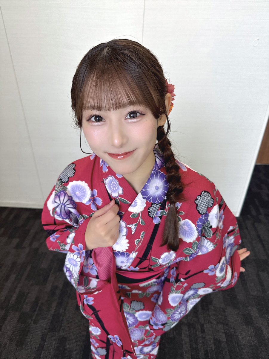 大特典会前に、浴衣でトクポがあるよ☎️♡ 来てくれる方も！来れない