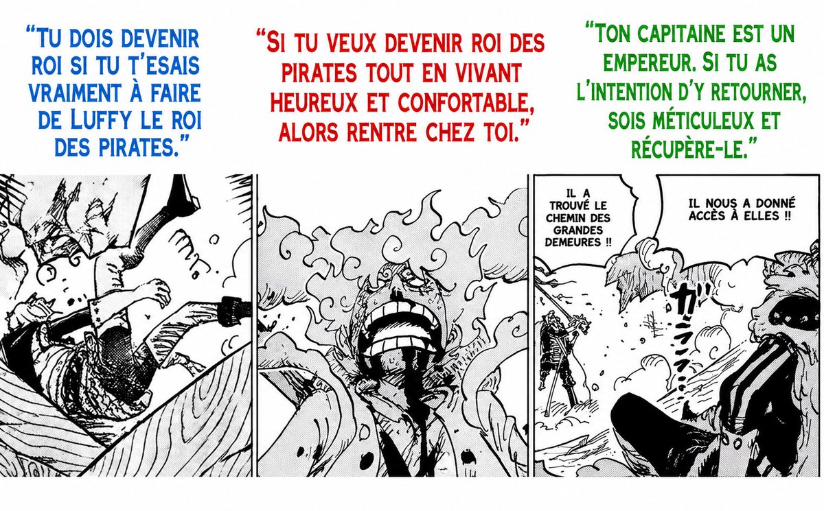 XPrimeTalk's tweet photo. Dites ce que vous voulez, mais Gaban enterre Rayleigh en termes d'écriture.

Le gars a déjà posé les bases du prochain éveil du Monster Trio juste en les recadrant. https://t.co/lnovAPysSn