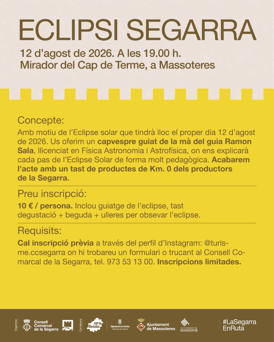 Turisme_Segarra tweet picture