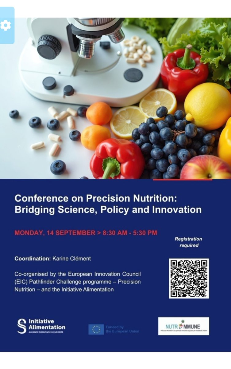MitoxiLabIIBm's tweet photo. 🗣️ La Dra. María Monsalve junto con la Dra. Ángela Valverde darán una ponencia sobre el proyecto @EIC_DiBaN el día 14 de Septiembre en la "Conferencia de Nutrición de Precisión" que tendrá lugar en📍 París https://t.co/95xdLjwTq5