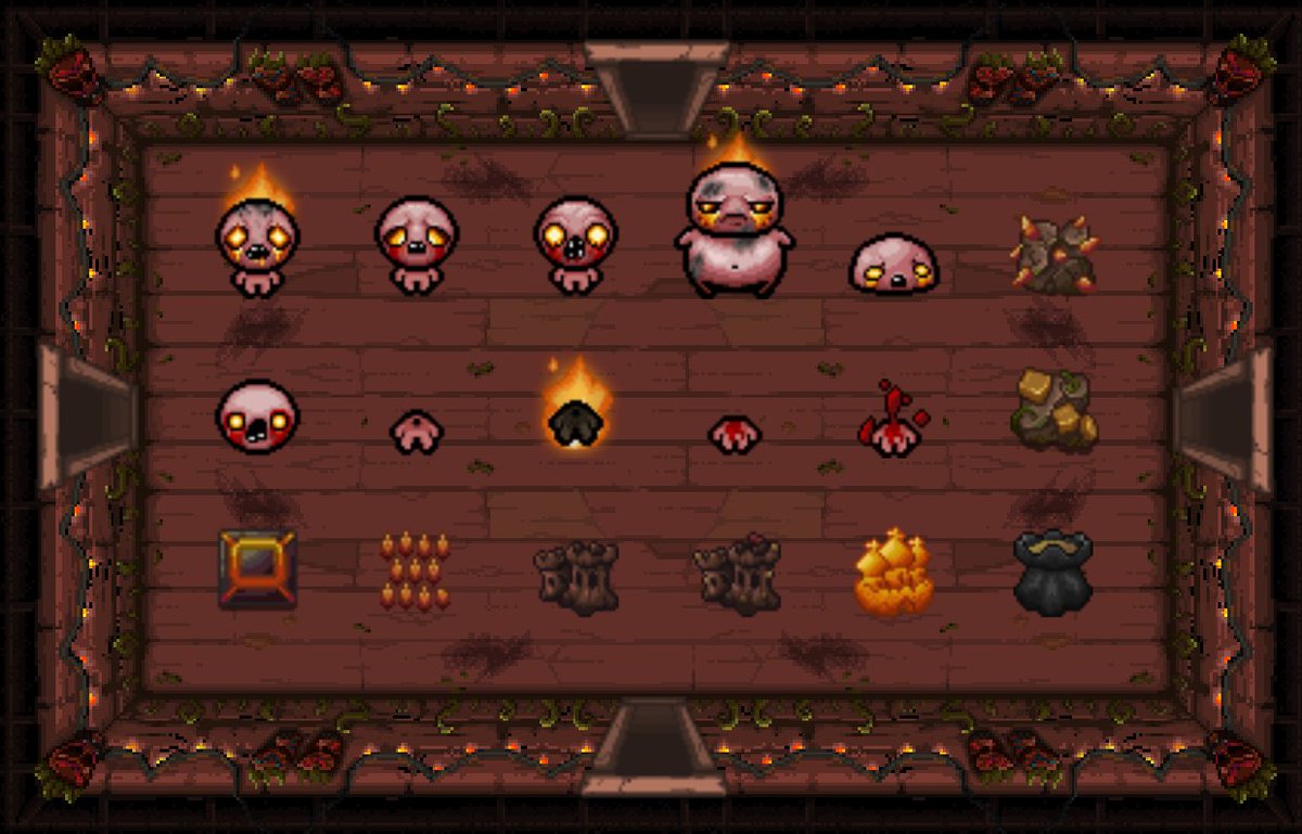 unkmeown's tweet photo. And about the The Binding of Isaac mod... Yes, it's going to happen, someday. But i also wanted to say that without mod's programmer, Constipation, this would never be possible. I'm just a spriter and concept artist @_@ https://t.co/WPxCmRognj