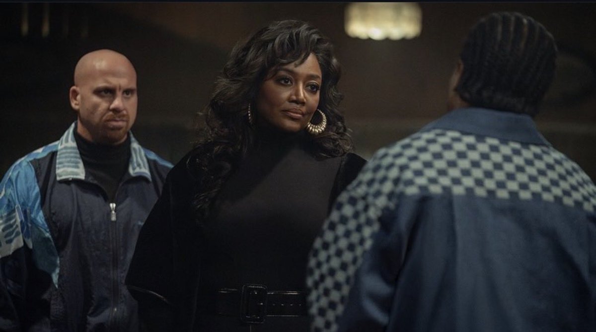 PowerAndCinema's tweet photo. Prediction: Breeze is meeting w/ Stefano &amp; Raq barges in! STRONG possibility Raq knows it’s tied to Breeze and Stefano AND to make things right.  RAQ convince Kanan Breeze gotta go. Kanan goes w/ it to hide that he actually Killed Marvin 
Season 5 Episode 8
#RaisingKanan https://t.co/eBRqT10bvp