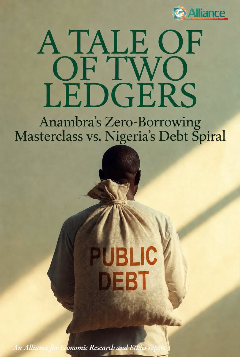 alliance4ethics's tweet photo. A Tale of Two Ledgers: While Nigeria's federal debt hits a staggering ₦159.28 trillion, Anambra State offers a masterclass in fiscal discipline. Under Gov. Soludo, the state has maintained a zero-borrowing policy for over 3 years. 
How? Anambra prioritized the future, allocating 77% of its budget to capital expenditure. By boosting Internally Generated Revenue (IGR) by 62%, they funded 540km of roads without borrowing a dime

Read the full article: https://t.co/8qG2fjupKL

From Insight to Impact: turning data-driven research into measurable, real-world solutions.

#Economics #Nigeria #FiscalPolicy #AnambraState #DebtManagement #EconomicResearch #Leadership