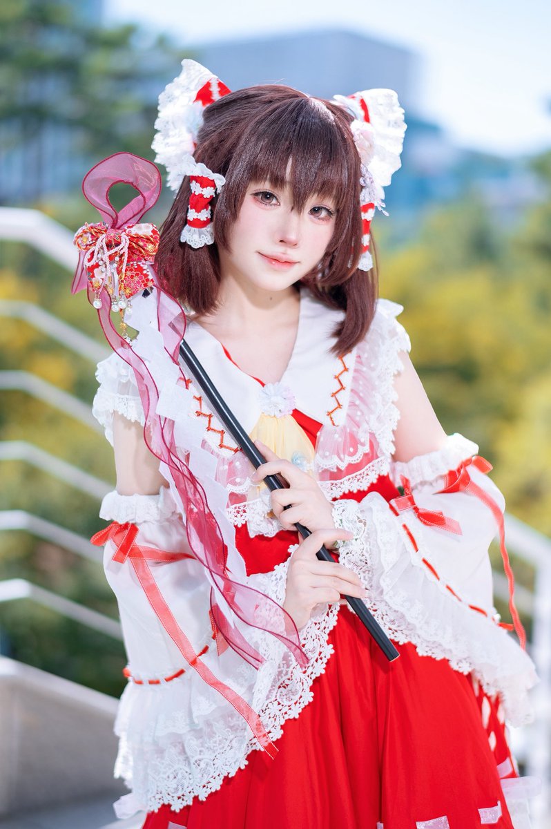yywill11's tweet photo. #東方project #コスプレ
cos 博麗 霊夢❤️✨ https://t.co/LktQ1D3cLk