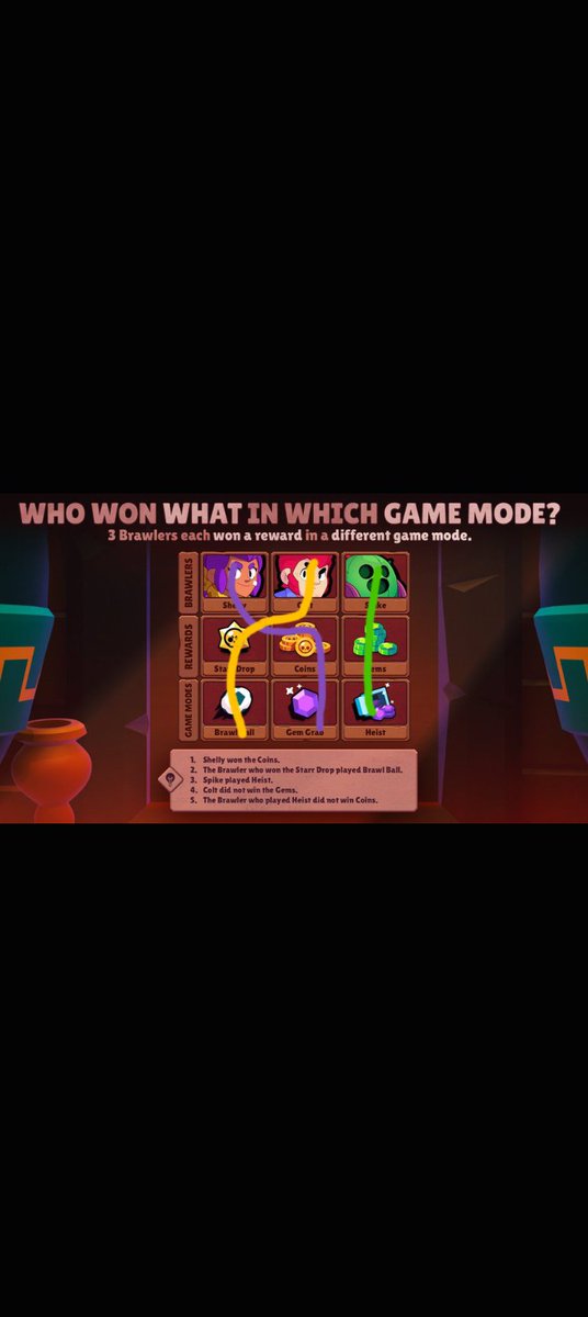 tarikkwsxx's tweet photo. @BrawlStars Shelly -> Coins - Gem Grab
Colt -> Starr Drop - Brawl Ball
Spike  -> Gems - Heist
#BrawlStars    #EscapePyramidQuest https://t.co/aTeAklXJxo