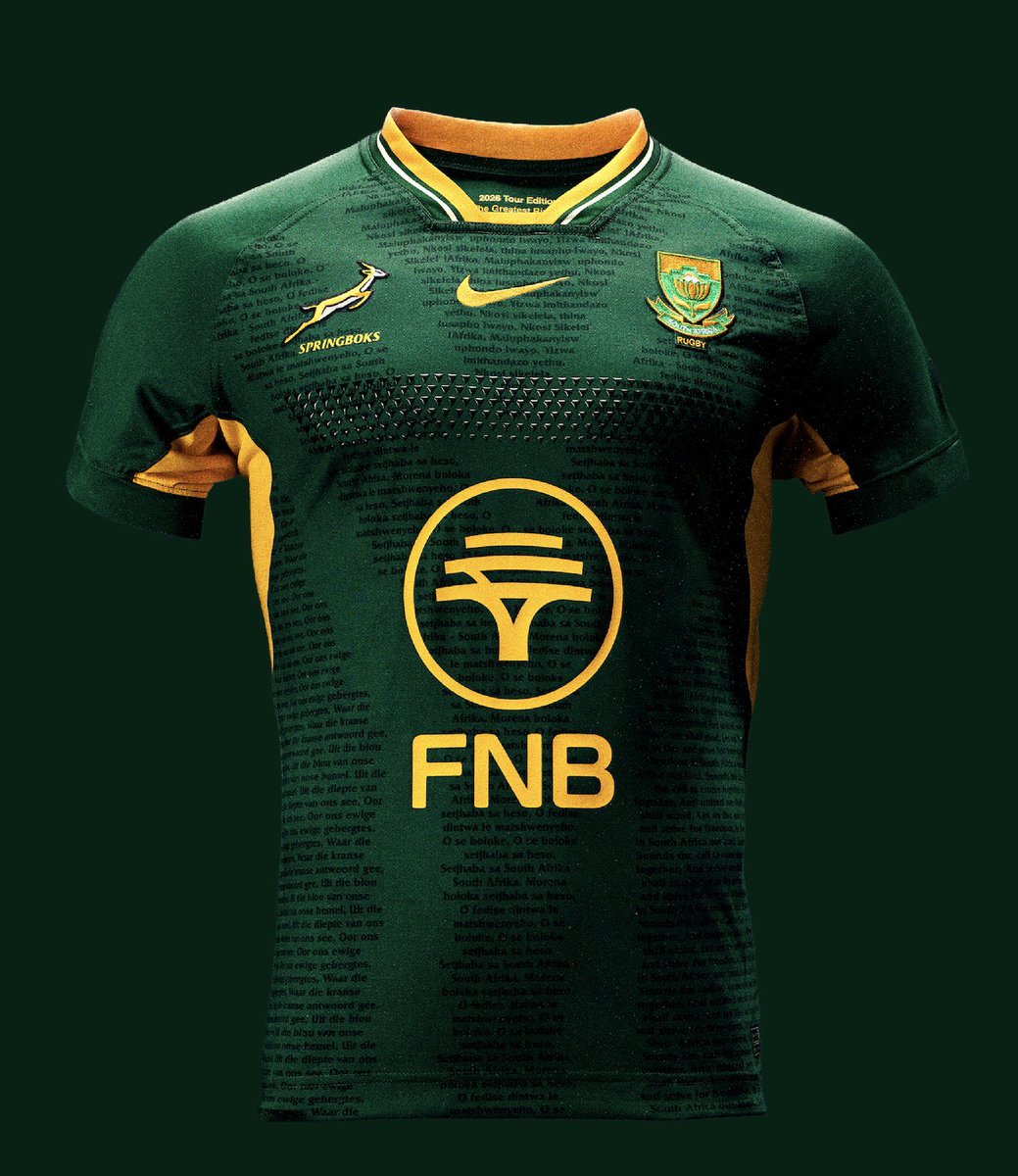 RoryPetzer's tweet photo. Nkosi sikelelwa this new Springbok jersey. ❤️🇿🇦🏆 https://t.co/DTS5k2u37k