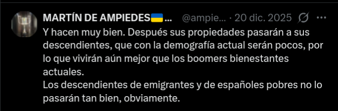elapas's tweet photo. @FerRuAy No son tontos, se hacen los tontos. Son plenamente conscientes de que el país está quebrado y les da igual. Ellos son los principales beneficiarios y no quieren que se les acabe el chollo. Están dispuestos a arrasar con todo mientras ellos puedan mantener su tren de vida https://t.co/23kZ0L4J4X