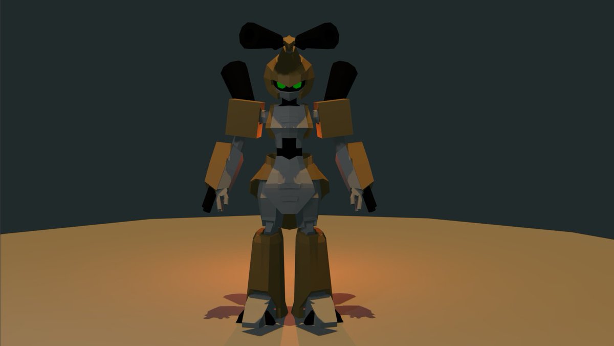 yu_rammm's tweet photo. Low poly Metabee ~
#b3d #medabots #metabee https://t.co/wn1LA3ZANm