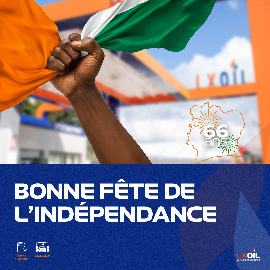 luxoilci's tweet photo. 🇨🇮 66ans ! Tous UNIS autour des valeurs qui nous rassemblent…
#66ans #Nation #7Aout #Independance #CotedIvoire #CIV225 #Fierté #Hydrocarbures #Distribution https://t.co/O0WFXXaSLM