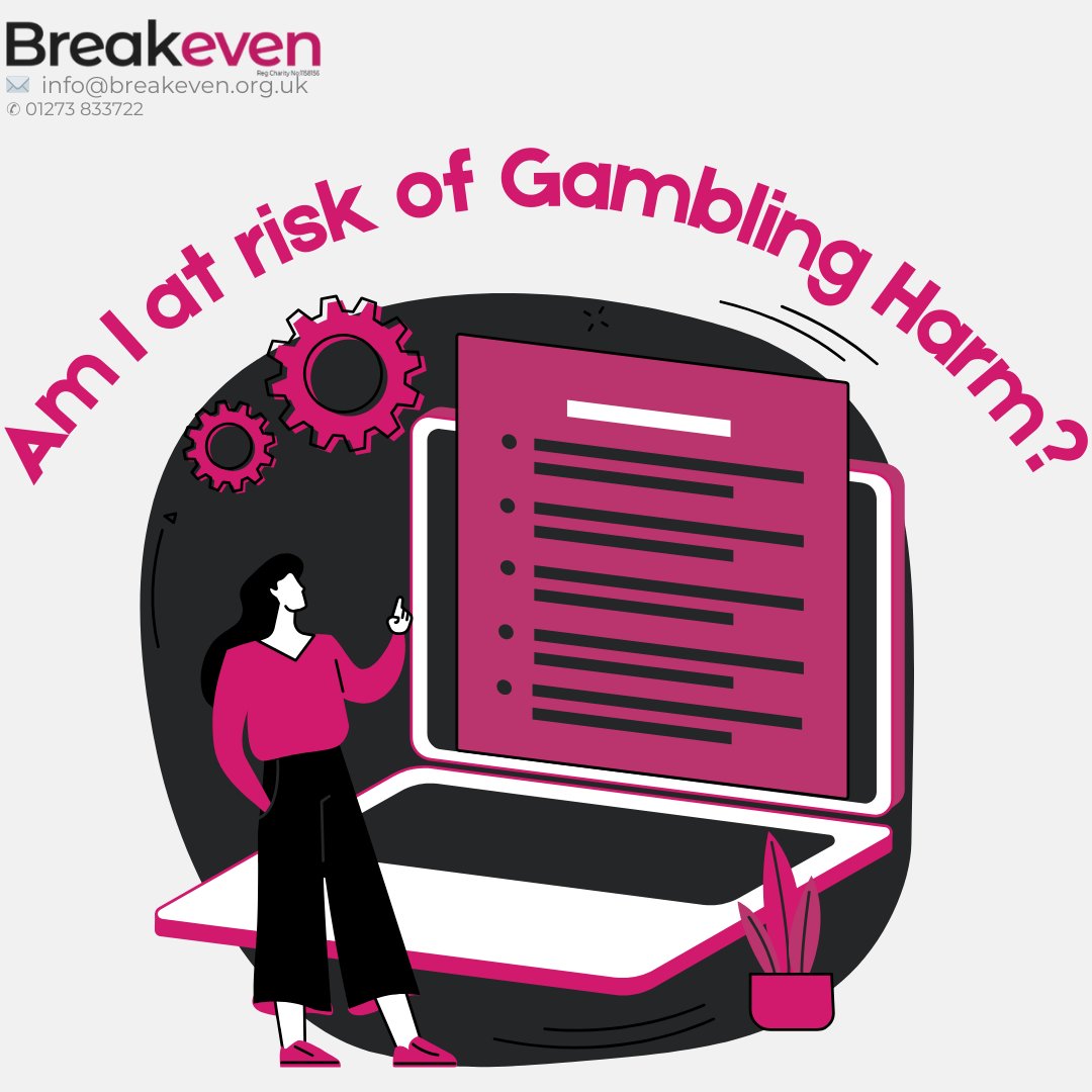 BreakevenGC's tweet photo. Not sure if your gambling is becoming a problem?
Try our Self Assessment Tool to better understand your gambling habits.
💻 https://t.co/vgsO1LMRNV
#GamblingHarm #SelfAssessment #YouAreNotAlone #Support https://t.co/vEk1nOqahB
