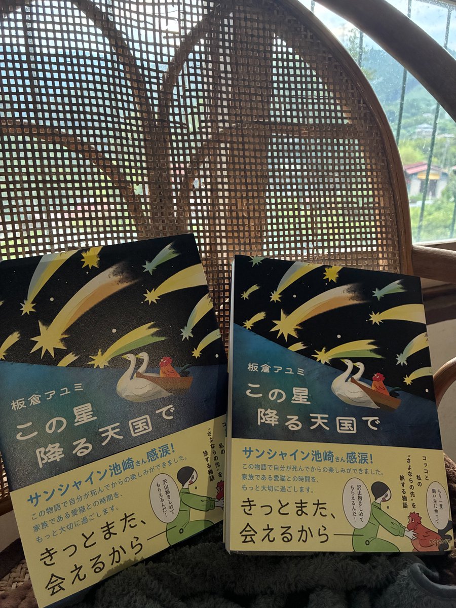 mojagamma's tweet photo. #ニワトリのいる暮らし
#にわとりのいる暮らし

一気に読破しました。
そして
号泣しながらヌシはコッコたちに言いました：
「にゃーち、くーちん、きょっち。本当にウチに来てくれてありがとうね」 https://t.co/W02HJANlZb