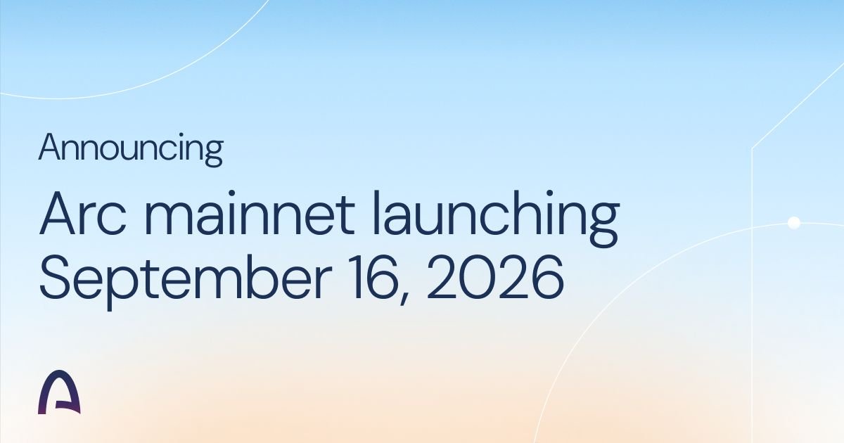 kriptokurduu's tweet photo. 🚨 ARC MAINNET 16 EYLÜL’DE RESMEN AÇILIYOR

Beklediğimiz resmi açıklama geldi.

Arc Public Mainnet’in 16 Eylül 2026’da kullanıma açılacağını duyurdu. Şu anda ağ, 100’den fazla ekosistem projesi ve kurumsal geliştiricinin yer aldığı private mainnet aşamasında çalışıyor.

Arc Mainnet ile birlikte

• Gas ücretleri USDC ile ödenecek
• Saniyenin altında işlem kesinliği hedeflenecek
• Stablecoin ödemeleri ve tokenlaştırılmış varlıklar desteklenecek
• Circle, Arc üzerine kurulu yeni ürün ve geliştirme araçlarını tanıtacak

⚠️ 16 Eylül’deki resmi açılışa kadar üçüncü taraf köprü ve bağlantılarda dikkatli olun.