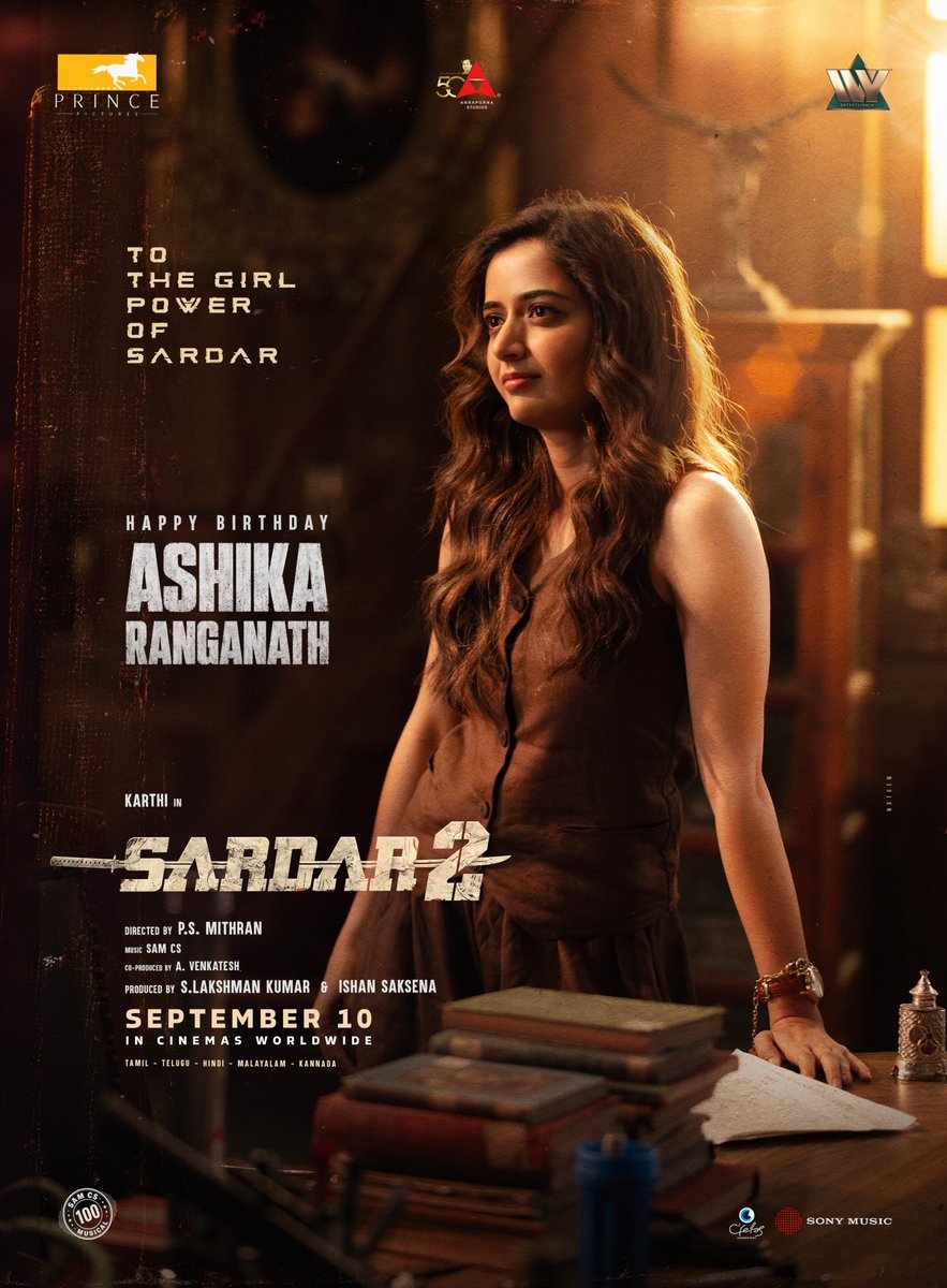 AnnapurnaStdios's tweet photo. Wishing @AshikaRanganath a very happy birthday🎂

Calm on the surface but carries the strength of a volcano beneath!

#Sardar2GirlPower https://t.co/qbPWMY5qgG