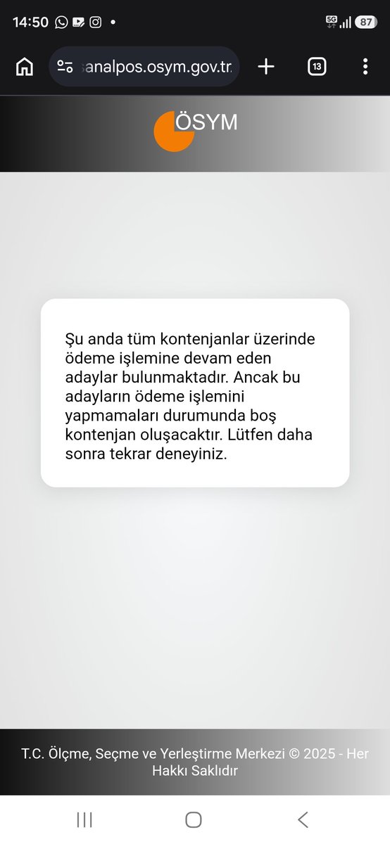 efebat__'s tweet photo. @OSYMbaskanligi 14:50 https://t.co/0mJR9qyvki