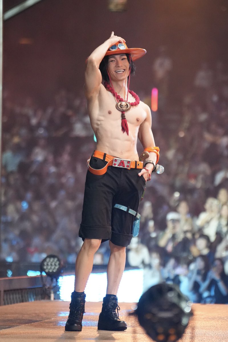yuss16n's tweet photo. 2026.08.04 プレショ

エース　リフくん

#USJワンピース #USJファン #プレショ https://t.co/rmtd8t8dDQ